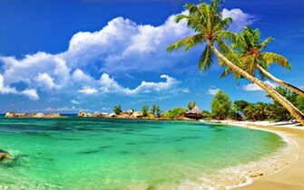 Goa Beach Blue Themes Wallpaper Background Themeswallpaper