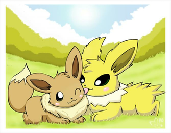 Cute Pokemon Eevee Babes HD Wallpaper