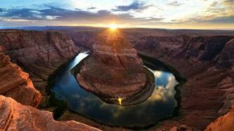 Horseshoe Bend Wallpaper HD Background Of
