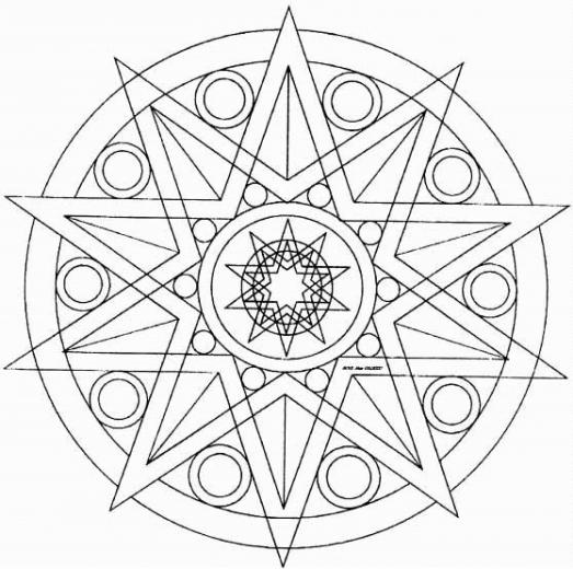 Mandala Coloring S
