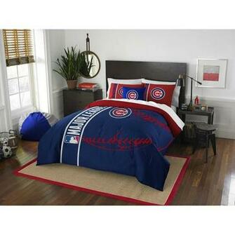 Chicago Cubs Comforter And Shams