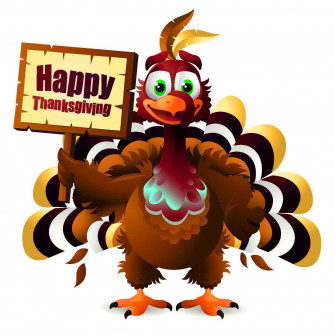 Happy Thanksgiving Day Turkey Clipart Wallpaper