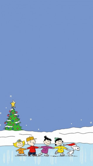 Elaine On Snoopy Wallpaper iPhone Christmas