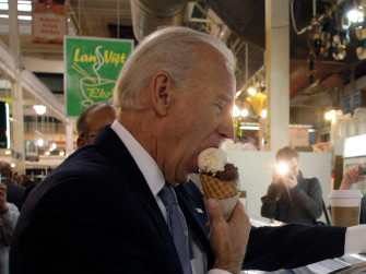 Photos Of Joe Biden Eating Ice Cream