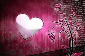 Love You Background With The Themes Of In Four Languages