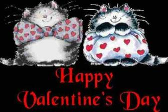 Valentines Wallpaper Valentine Cats Happy Day