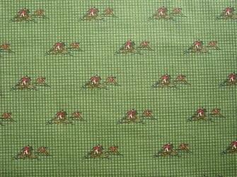 Hunt Scene Fabric Listing Fox