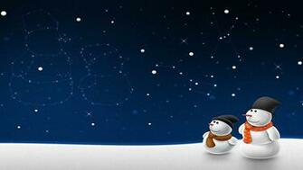 Christmas Snowman HD Wallpaper For iPhone