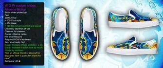 Alliance Symbol Wow Wallpaper Custom Shoe By