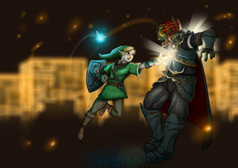 Go Back Pix For Link Vs Ganondorf Wallpaper
