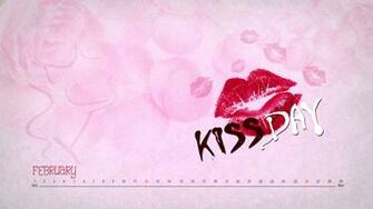 Nice Cute Message Of Kiss Day Wallpaper Only HD