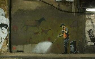 Street Art Banksy Desktop Wallpaper