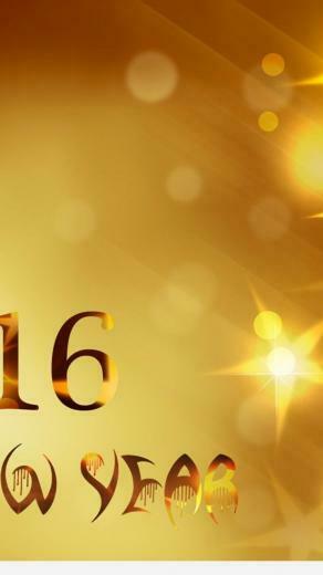 Wallpaper Golden Year Happy New