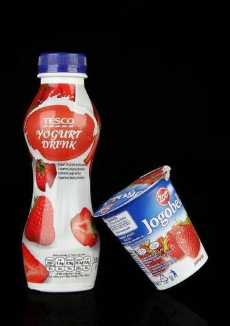 HD Wallpaper Tesco Yogurt Drink Bottle Strawberry Composition