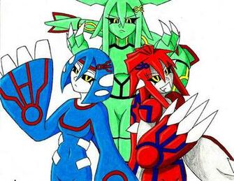 Groudon Vs Kyogre Rayquaza By