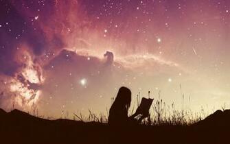 Moonlight Dreams Wallpaper Stock Photos