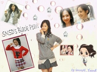 Yuri Snsd Black Pearl Wallpaper Artistic Gallery
