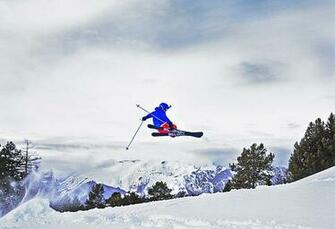 Style Skiing Wallpaper Skier French Alps