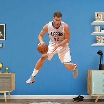Deandre Jordan Dunk Mural Wall Decal Shop Fathead For