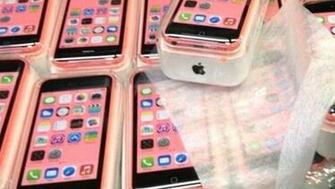 The iPhone Comes In Pinks Blues And Yellows With Matching Coloured