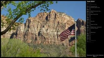 Widescreen March Calendar April