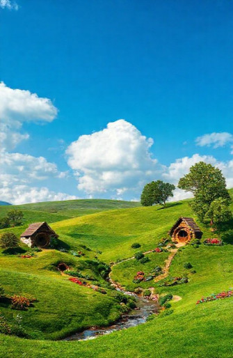 The Hobbit Shire Wallpaper