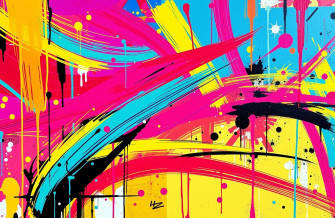 Abstract Graffiti Wallpaper