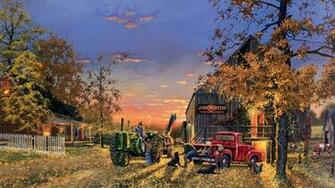 Wallpaper Autumn Farm Funny Thanksgiving