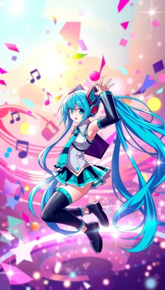 Hatsune Miku Phone Wallpaper