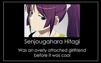 Demotivational Wallpaper Senjougahara By Sephisis