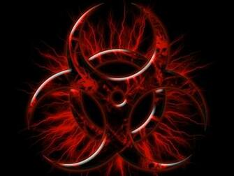 Biohazard Symbol Wallpaper
