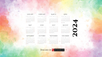 Year Calendar For Desktop Wallpaper