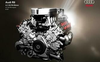 Audi R8 V8 Fsi Engine HD Desktop Wallpaper Widescreen High