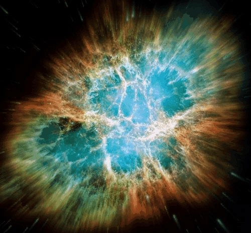 Trippy Space Background
