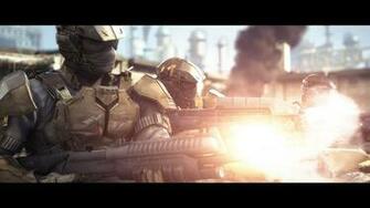 Halo Marines Fight Wallpaper