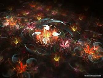 Flower Wallpaper Creative Fractal Art