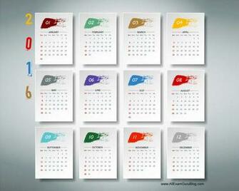 Year Calendar Wallpaper By Month