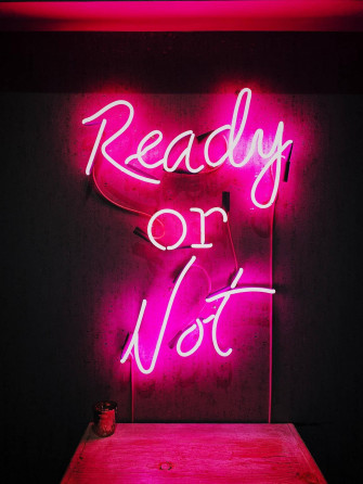Pink Neon Aesthetic Picture Wallpaper