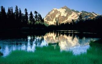 Peak Of Summer Lake Landscape Mountain Jpg