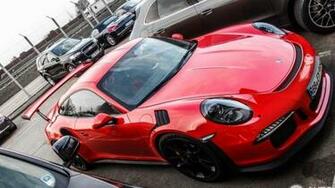 Porsche Gt3 Rs Lava Orange Photographed Up Close And Personal