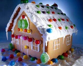 Gingerbread House Wallpaper 3d For Desktop