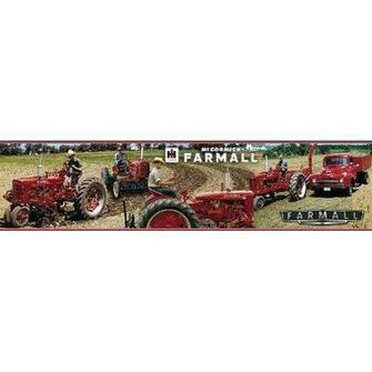 Farmall Letter Series Tractor Wallpaper Border Wall