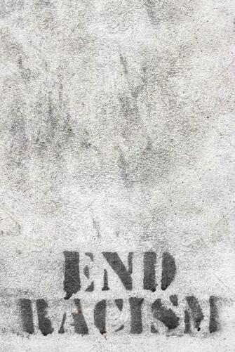 Graffiti On Brick Wall Say End Racism Ideal For Concepts And