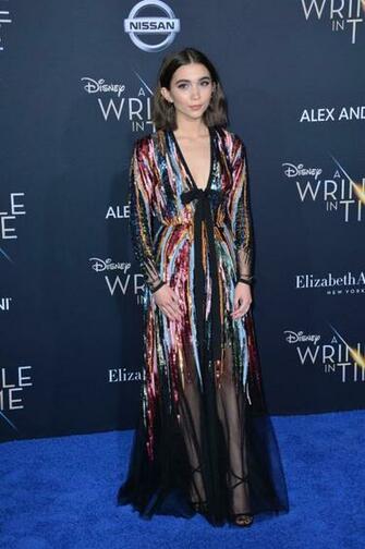 Rowan Blanchard Stills At A Wrinkle In Time Premiere