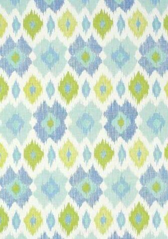 Ikat Blue And Green Thibaut Biscayne F95728 Biminiikat Zm Jpg