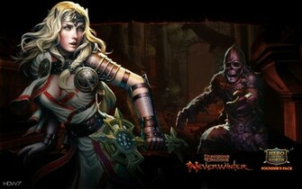 Dungeons And Dragons Neverwinter Devoted Cleric Widescreen Wallpaper