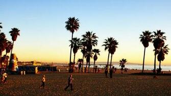 Venice Beach Sunset Wallpaper At Wallpaperbro