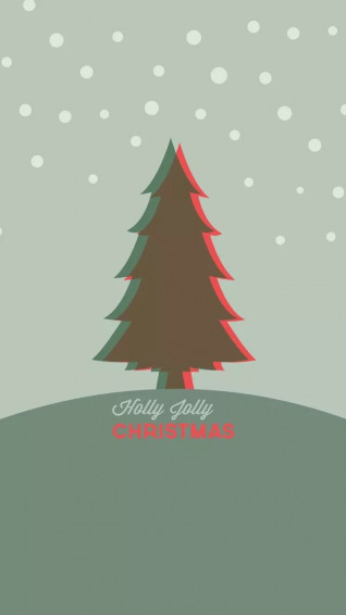 Holly Jolly Christmas Fun Illustration