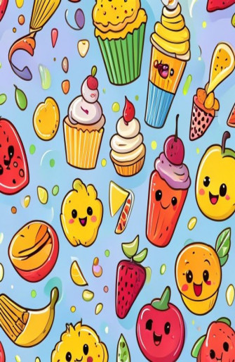 Cartoon Food Wallpaper
