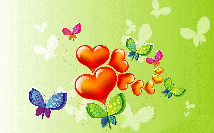 Hearts Flying Picture Of Blooming Floral Looks And More